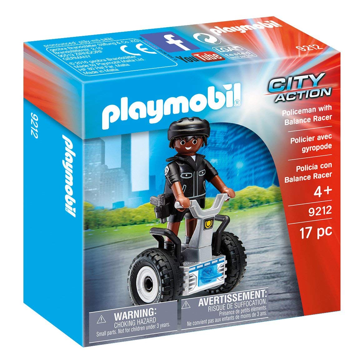 Playmobil Policier Avec Gyropode Playmobil City Action